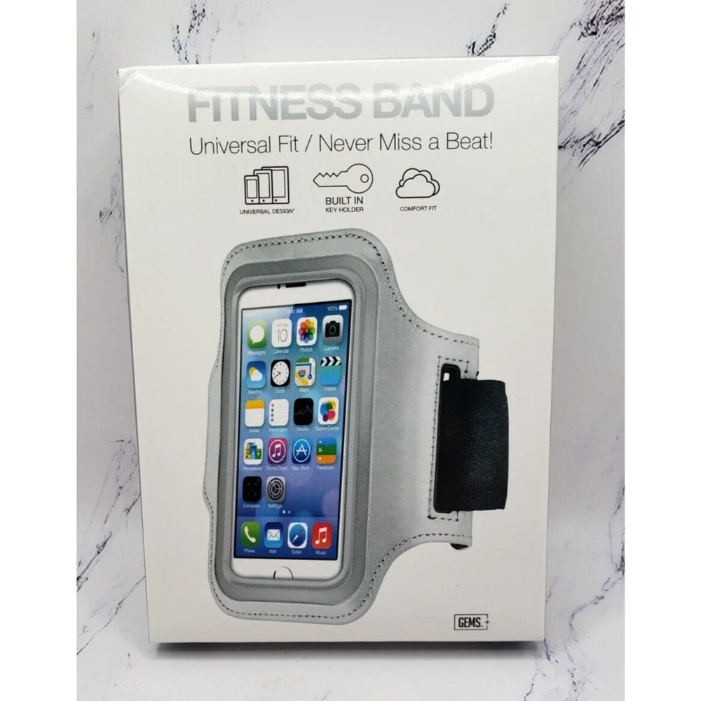 Fitness Band Universal Fit Made For 5S 5C 5 4S 4 iPod Touch Silver